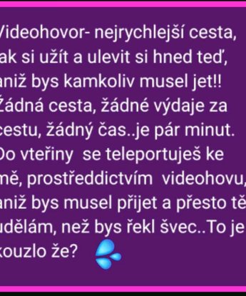 Profilová fotka uživatele WEBKA💦videika, sexchat